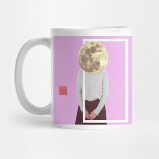 Woman moon, modern art, vintage woman Mug